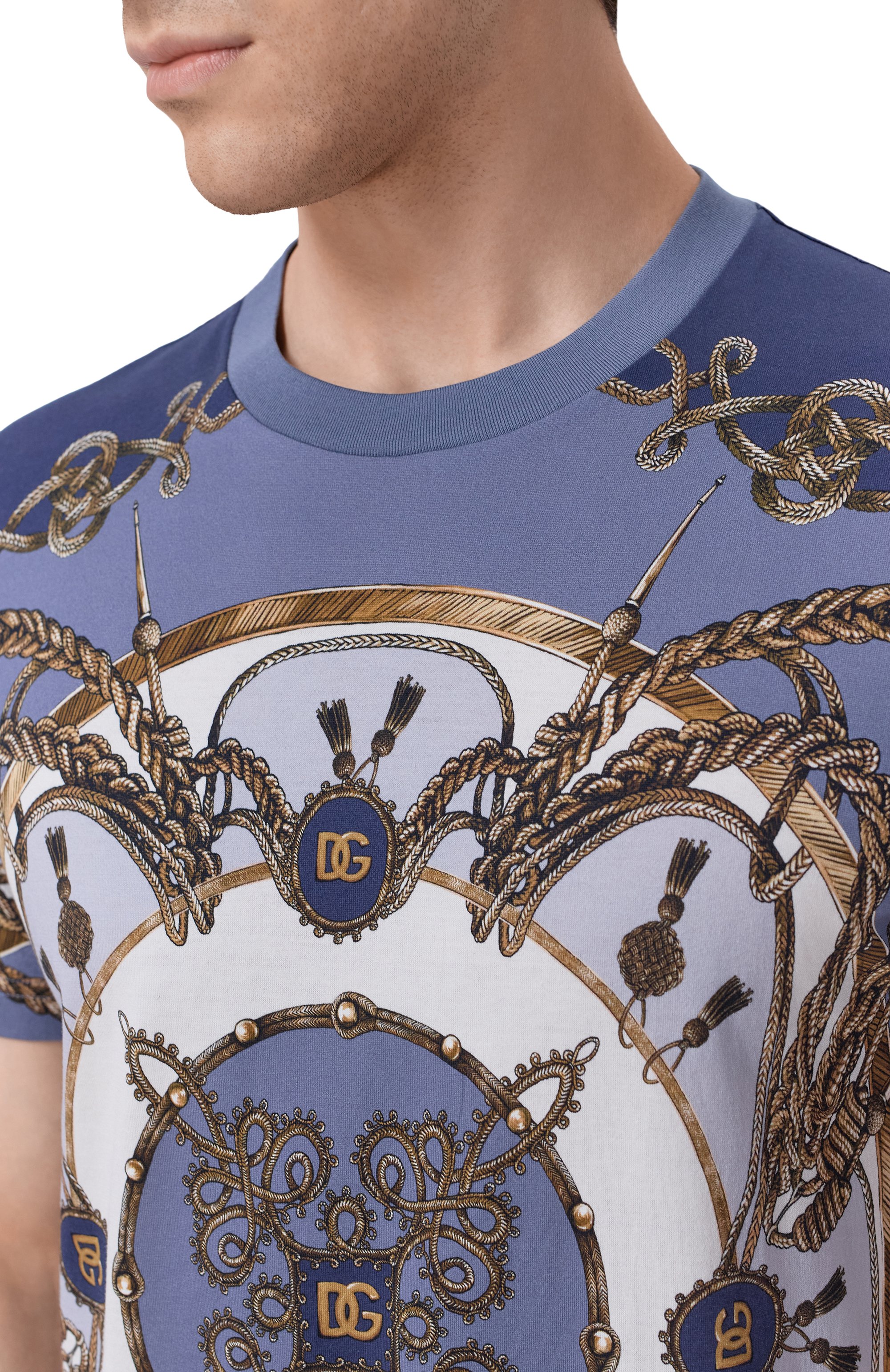 Хлопковая футболка DOLCE & GABBANA, арт. G8RN8T/II7J9, фото 5