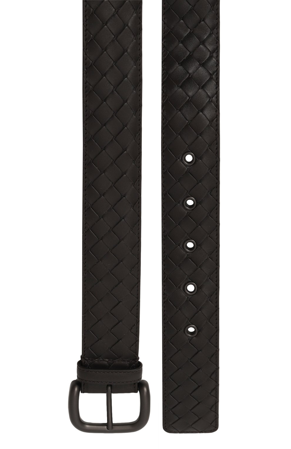 Кожаный ремень BOTTEGA VENETA темно-коричневого цвета по цене 69950 руб., арт. 173784/V47W0, фото 3 Кожаный ремень BOTTEGA VENETA, арт. 173784/V47W0, фото 3
