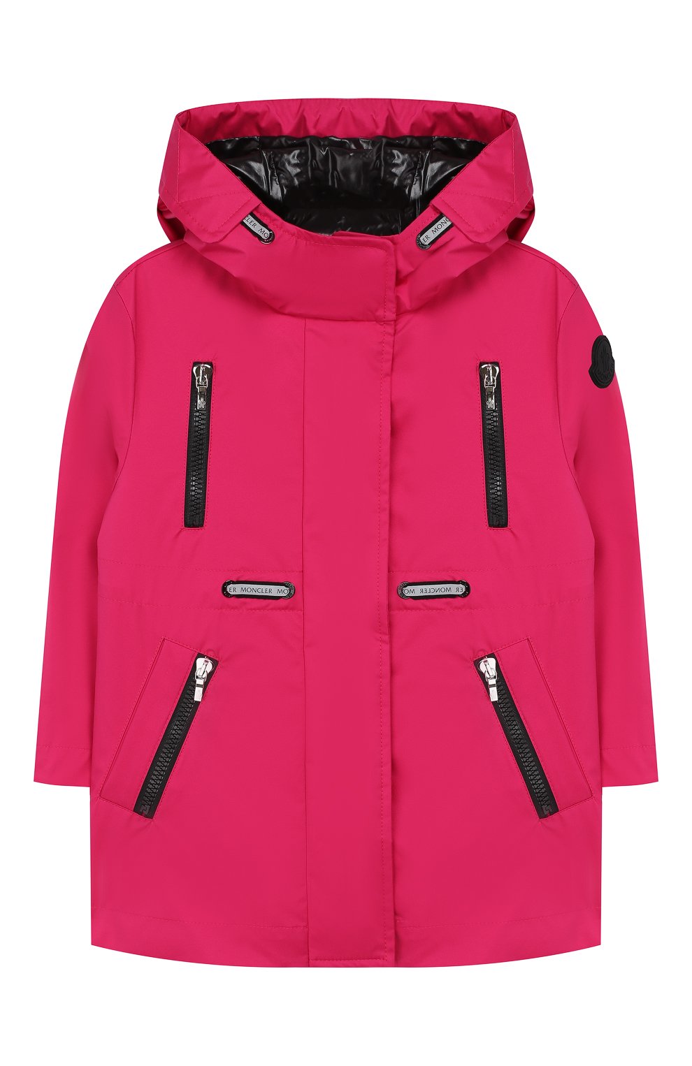 Парка с капюшоном MONCLER фуксия цвета по цене 52450 руб., арт. F1-954-1C704-10-539HW/4-6A, фото 1 Парка с капюшоном MONCLER, арт. F1-954-1C704-10-539HW/4-6A, фото 1
