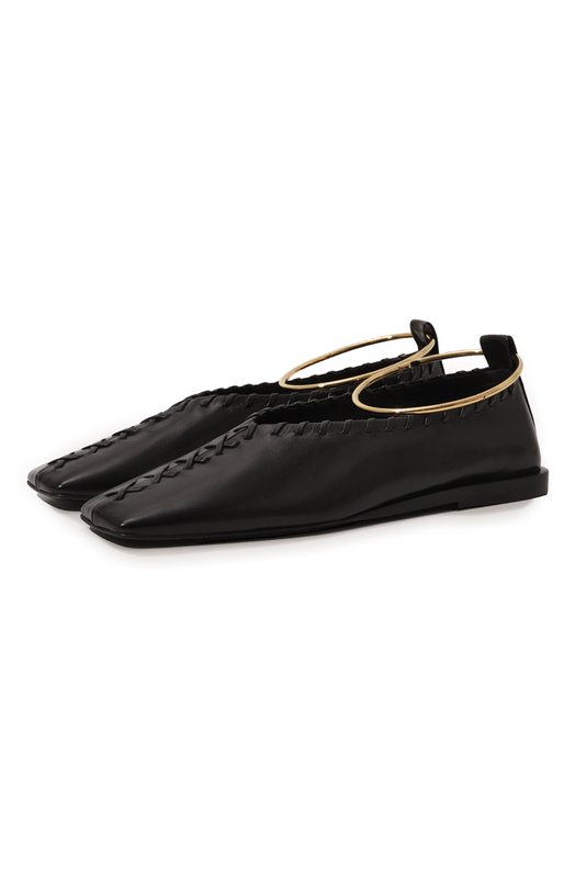 Кожаные балетки Jil Sander J15WZ0009/P4864 Чёрный J15WZ0009/P4864