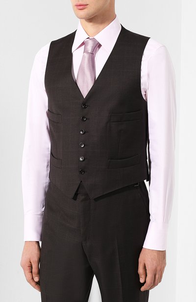 Костюм-тройка из шерсти TOM FORD, арт. 411R75/31AL43, фото 4