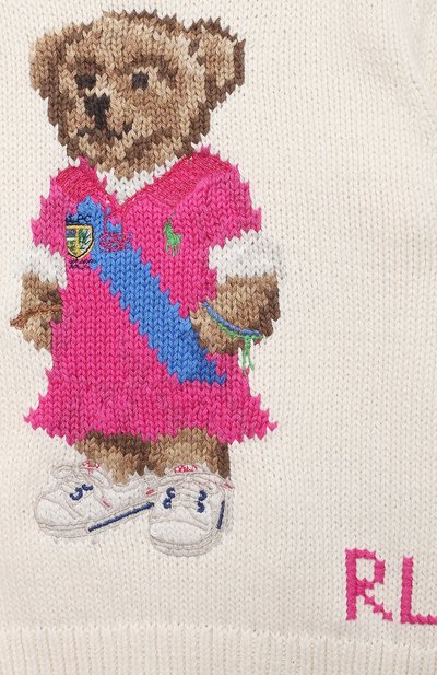 Хлопковый пуловер RALPH LAUREN, арт. 310834981, фото 3