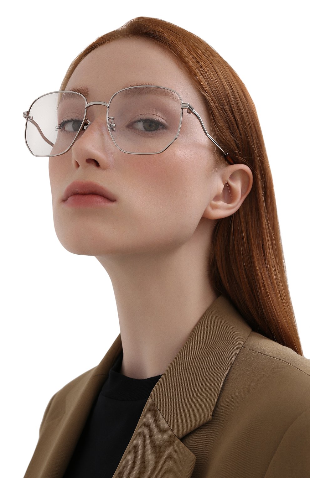 Оправа GUCCI серебряного цвета по цене 30700 руб., арт. GG0973 002, фото 2 Оправа GUCCI, арт. GG0973 002, фото 2