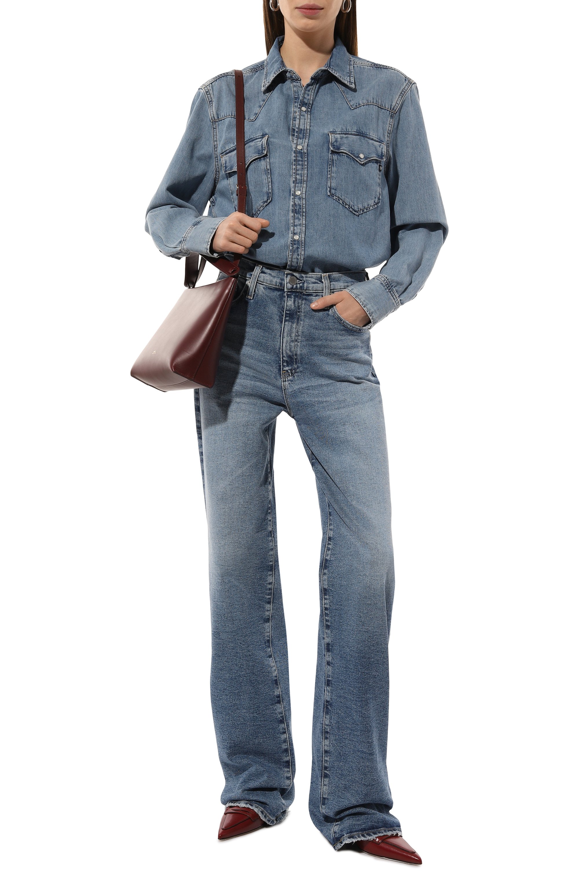 Джинсовая рубашка AG ADRIANO GOLDSCHMIED, арт. W0055-068, фото 2