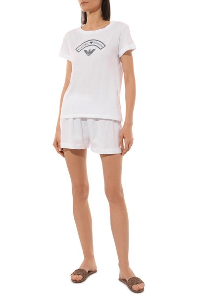 Хлопковая пижама EMPORIO ARMANI, арт. 164565/3R255, фото 2