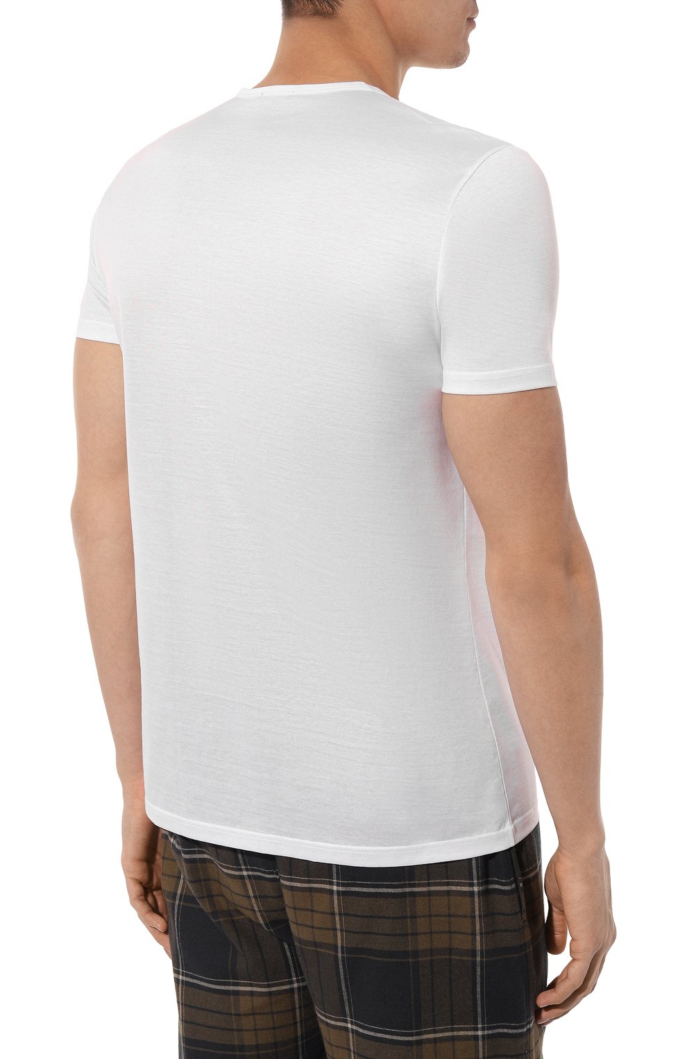 Хлопковая футболка ZEGNA, арт. N2M200110, фото 4