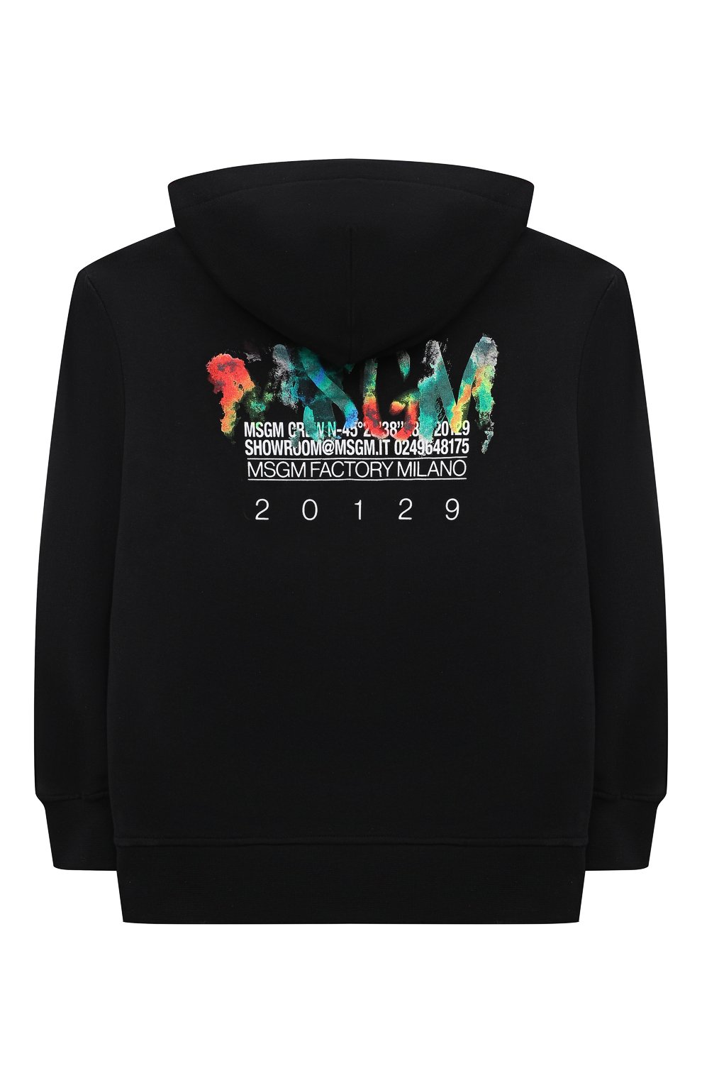 Хлопковая толстовка MSGM KIDS, арт. S4MSJBZH218, фото 2