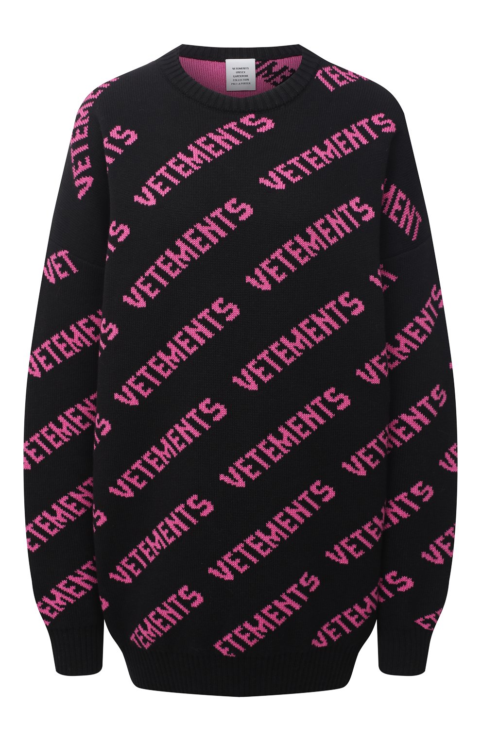 Свитер из хлопка и кашемира VETEMENTS, арт. UE51KN200X 1399/W, фото 1