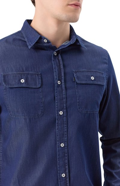 Джинсовая рубашка PAUL&SHARK, арт. 25413236, фото 5
