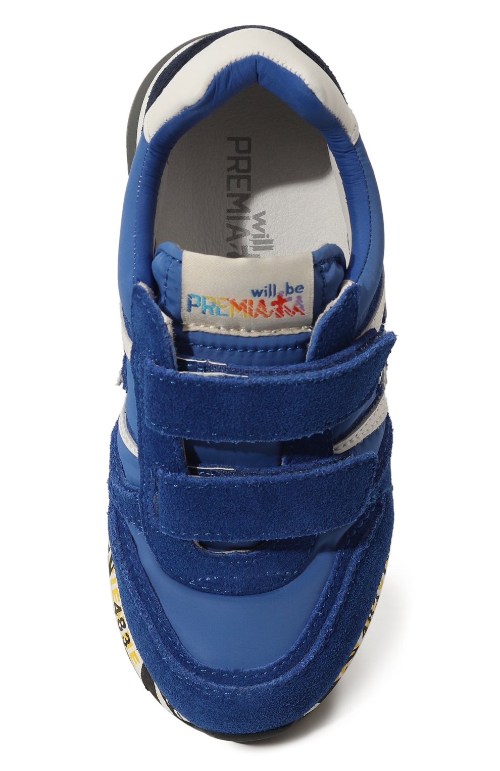 Комбинированные кроссовки sky PREMIATA WILL BE синего цвета по цене 18200 руб., арт. 23049370/SKY V/27-35, фото 4 Комбинированные кроссовки sky PREMIATA WILL BE, арт. 23049370/SKY V/27-35, фото 4