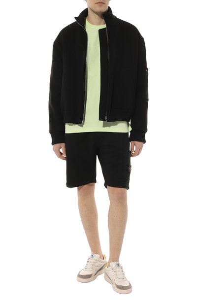 Хлопковая футболка STONE ISLAND светло-зеленого цвета по цене 24850 руб., арт. 781520444, фото 2 Хлопковая футболка STONE ISLAND, арт. 781520444, фото 2