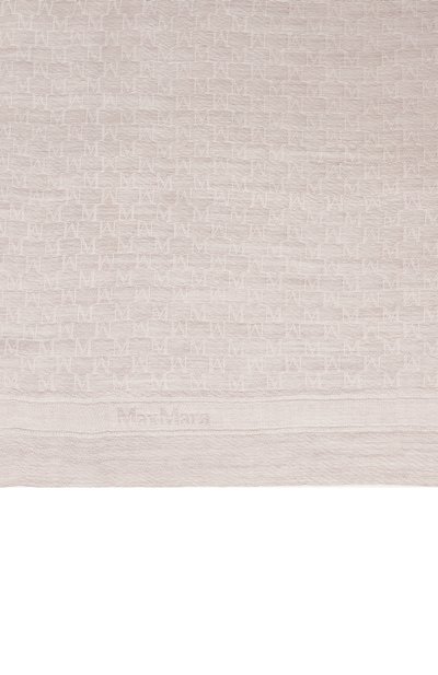 Шарф из шерсти и шелка MAX MARA бежевого цвета по цене 44500 руб., арт. MXA0RA, фото 4 Шарф из шерсти и шелка MAX MARA, арт. MXA0RA, фото 4