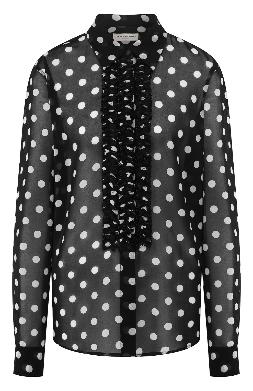 Блузка в горох DRIES VAN NOTEN, арт. 201-18641-9421, фото 1