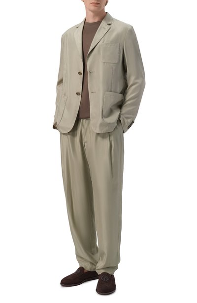 Мужской шелковый пиджак GIORGIO ARMANI, арт. GM001935/TE23076