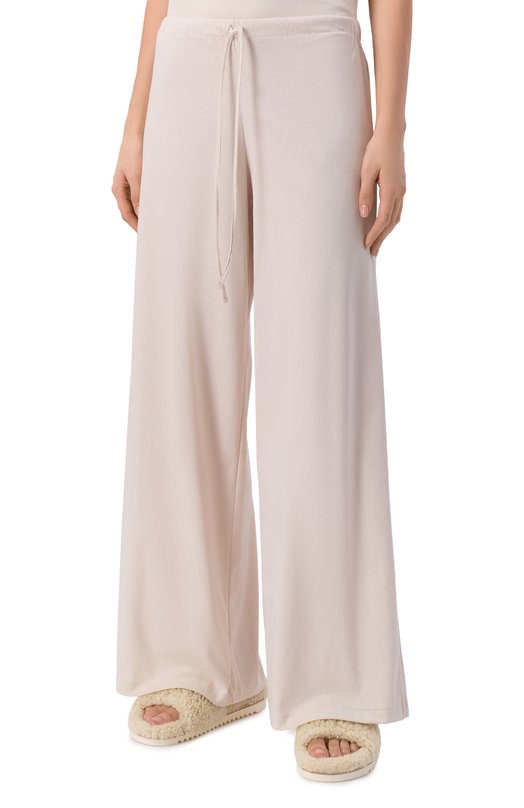 Хлопковые брюки Zimmerli 286-57002 Кремовый  286-57002 Фото 3