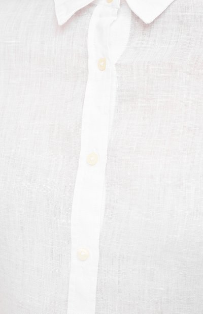 Льняная рубашка 120% LINO белого цвета по цене 18450 руб., арт. T0W1780/0115/000, фото 5 Льняная рубашка 120% LINO, арт. T0W1780/0115/000, фото 5