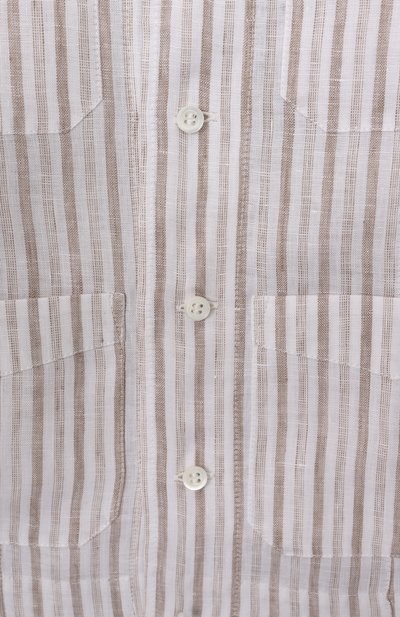 Льняная рубашка BRUNELLO CUCINELLI, арт. BM685C307A, фото 3