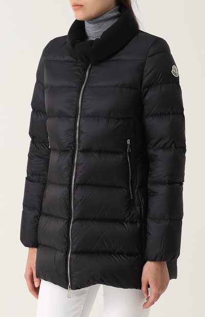Пуховая куртка на молнии MONCLER черного цвета по цене 114000 руб., арт. C2-093-46833-45-53048, фото 3 Пуховая куртка на молнии MONCLER, арт. C2-093-46833-45-53048, фото 3