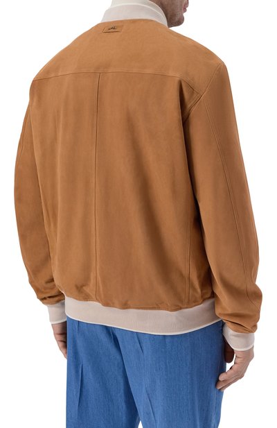 Замшевый бомбер PAUL&SHARK, арт. 26412484, фото 4