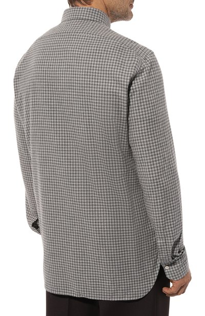 Хлопковая рубашка KITON, арт. UCIH0864302, фото 4