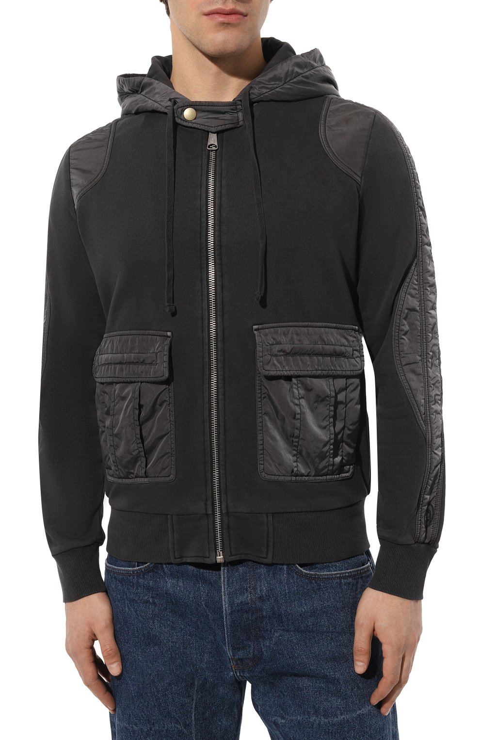 Хлопковая толстовка DIESEL, арт. A09035/0LCAL, фото 3