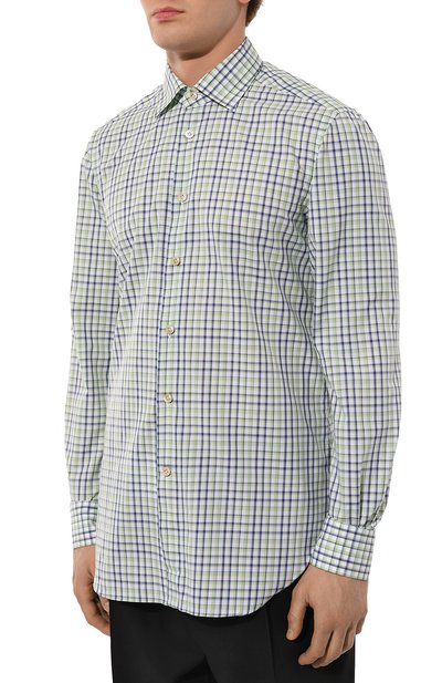 Хлопковая рубашка KITON, арт. UCIH08879, фото 3