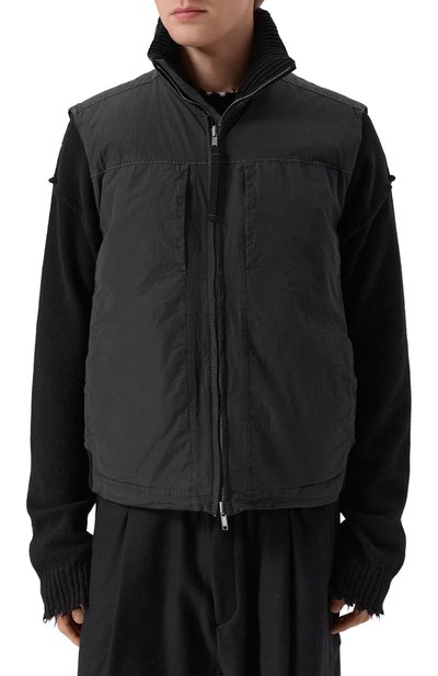 Жилет из хлопка и шерсти TRANSIT, арт. CFUTRB0243, фото 3