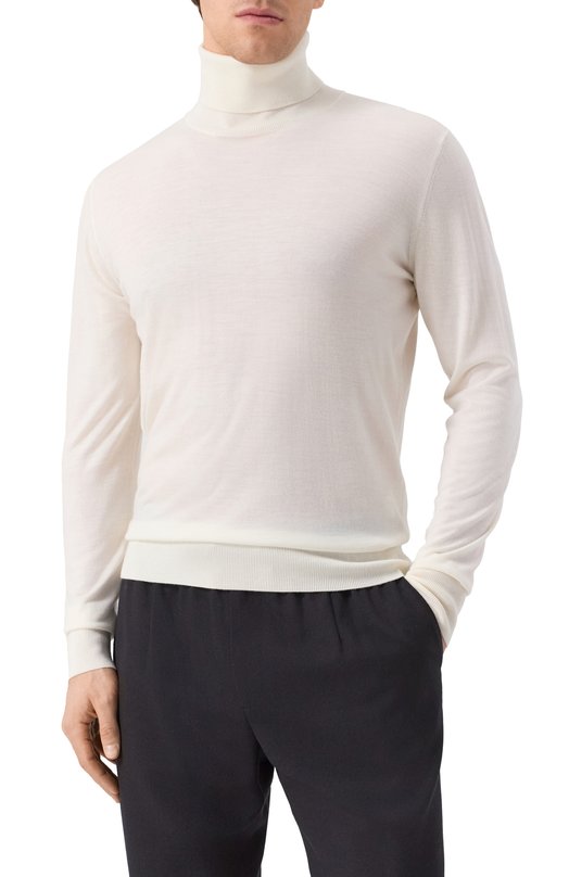 Шерстяная водолазка Dolce & Gabbana GXW05T/JCVZS Кремовый  GXW05T/JCVZS Фото 3