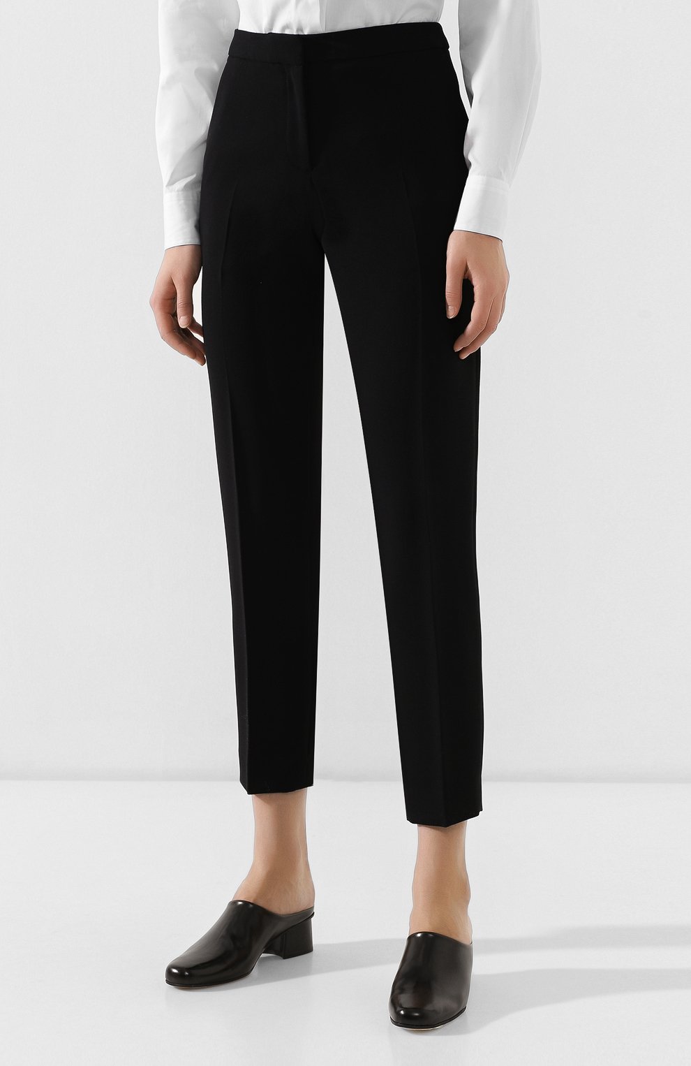 Брюки со стрелками DRIES VAN NOTEN черного цвета по цене 51700 руб., арт. 191-10958-7178, фото 3 Брюки со стрелками DRIES VAN NOTEN, арт. 191-10958-7178, фото 3