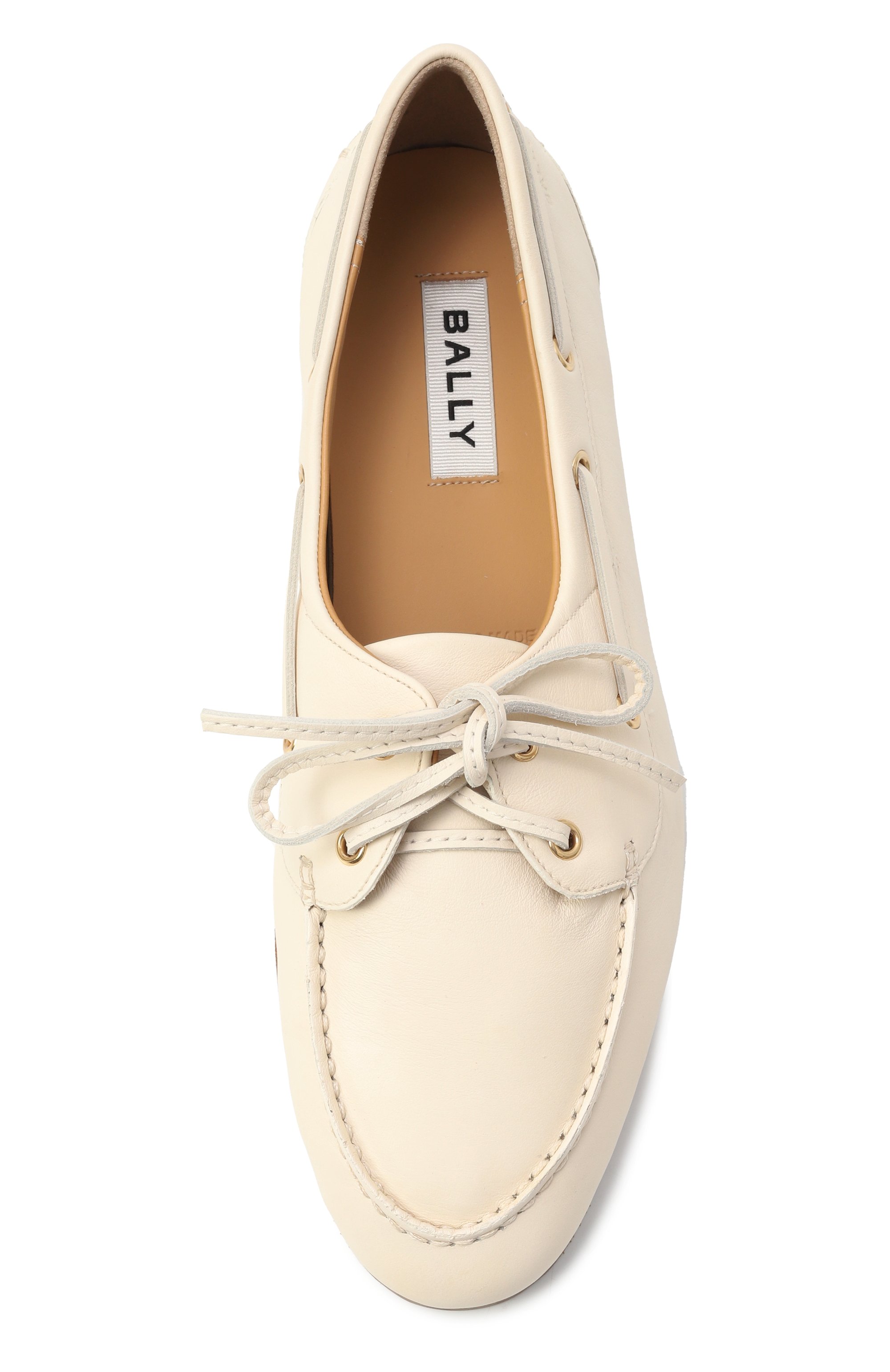 Кожаные топсайдеры plume BALLY, арт. WF002V/VT031, фото 6