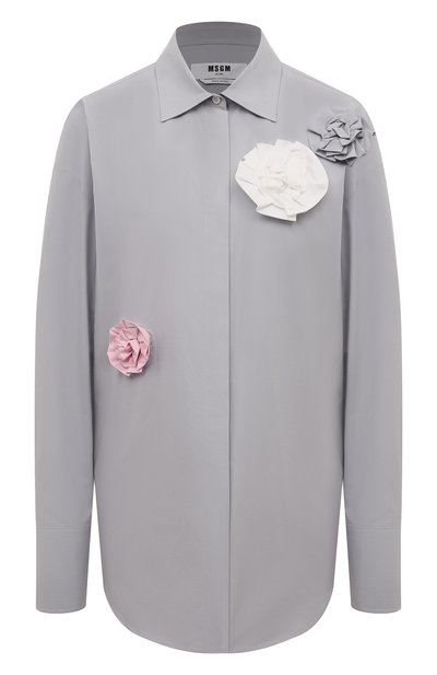 Женская хлопковая рубашка MSGM, арт. 3741MDE21X/247600