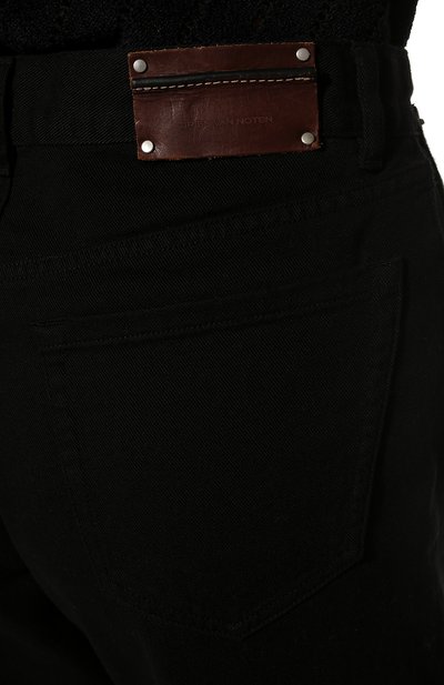 Джинсы DRIES VAN NOTEN черного цвета по цене 34950 руб., арт. 211-12413-2378, фото 5 Джинсы DRIES VAN NOTEN, арт. 211-12413-2378, фото 5