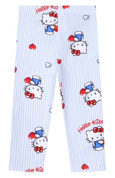 Хлопковые легинсы MONNALISA, арт. 19G419NP, фото 2