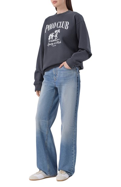 Хлопковый свитшот SPORTY AND RICH, арт. ST07165261BA02, фото 3