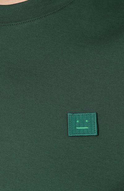 Хлопковая футболка ACNE STUDIOS, арт. AL0038, фото 5