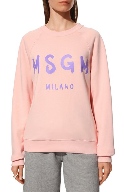 Хлопковый свитшот MSGM, арт. 3241MDM513 227299, фото 3