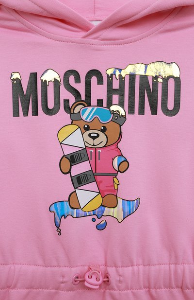 Хлопковое платье MOSCHINO, арт. HDV0BY/LDA22/4A-8A, фото 3