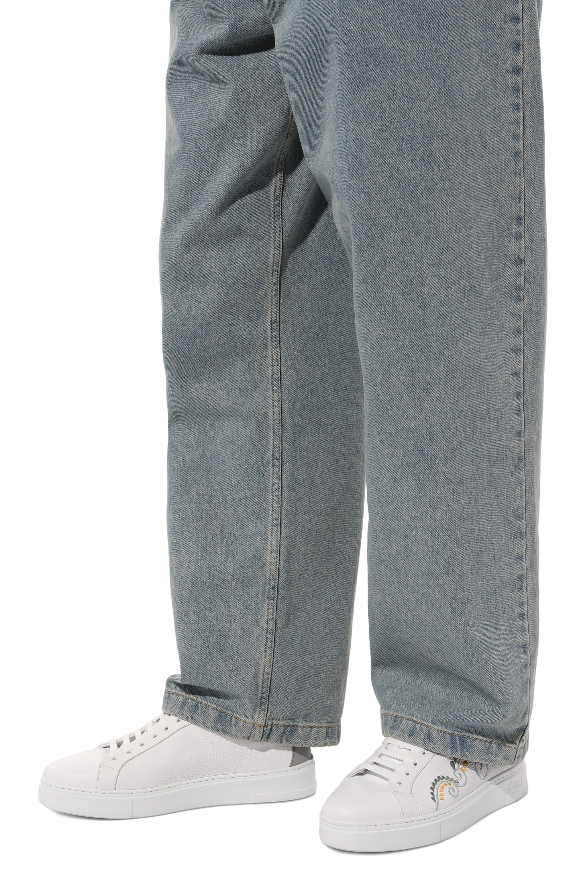 Кожаные кеды ZILLI, арт. H0092AM1961VHH001, фото 3