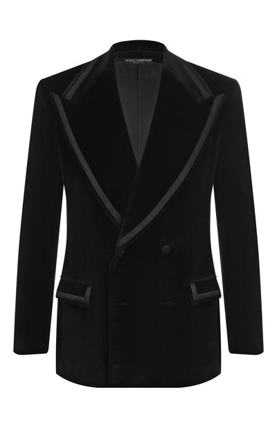 Мужской бархатный пиджак DOLCE & GABBANA, арт. G2V08T/FUVG7