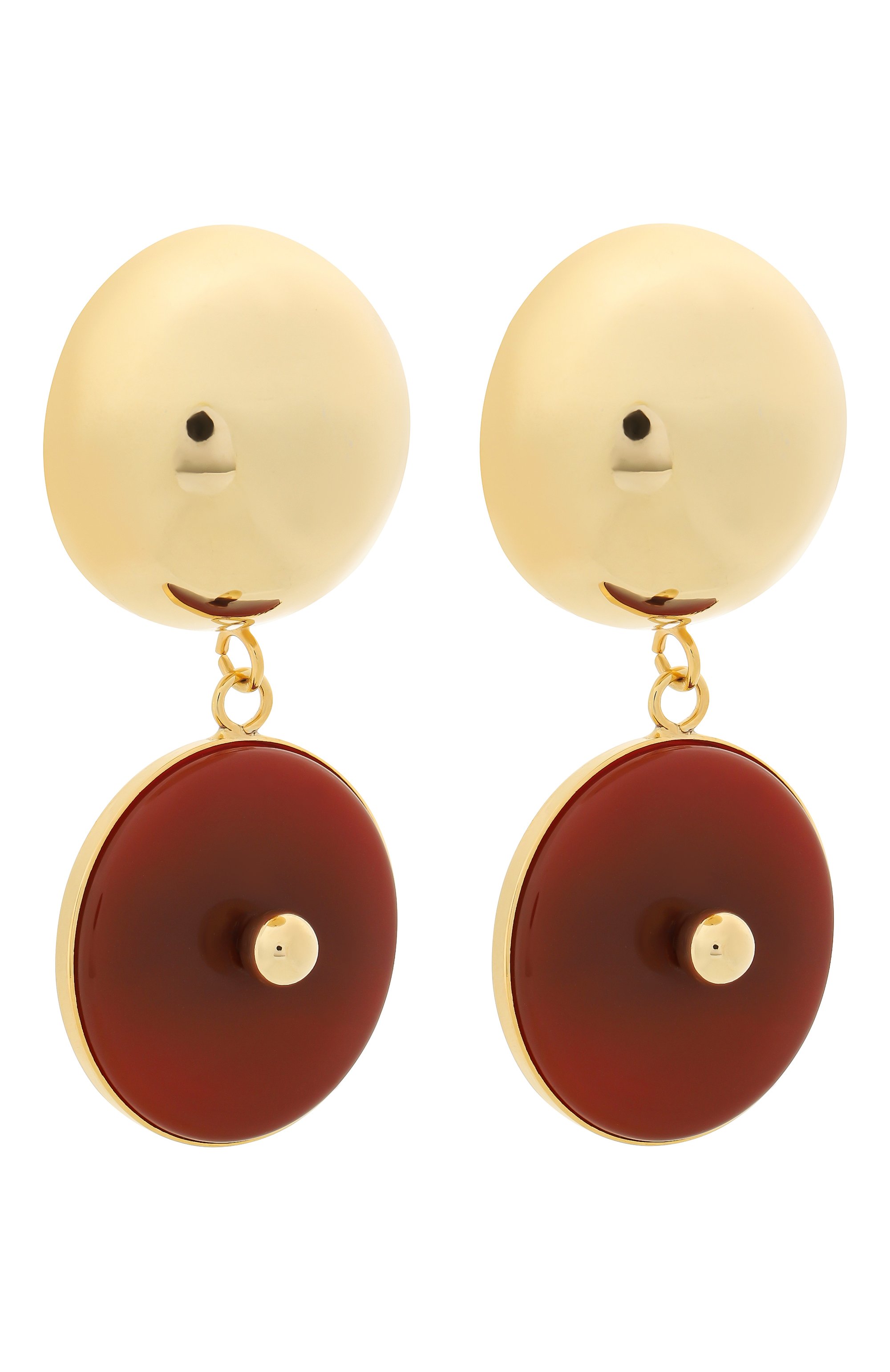 Клипсы CRYSTALLINE JEWELLERY коричневого цвета по цене 17820 руб., арт. 388YT, фото 3 Клипсы CRYSTALLINE JEWELLERY, арт. 388YT, фото 3