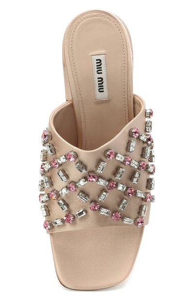 Мюли MIU MIU, арт. 5XX518-3ASI-F0236-065, фото 5