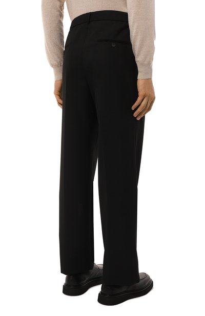 Шерстяные брюки HEVO черного цвета по цене 32300 руб., арт. T0RRECANNE RU 240/G779, фото 4 Шерстяные брюки HEVO, арт. T0RRECANNE RU 240/G779, фото 4