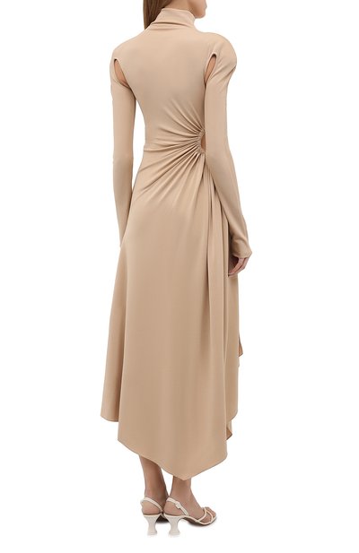 Платье из вискозы OFF-WHITE, арт. 0WDB320S21JER001, фото 4