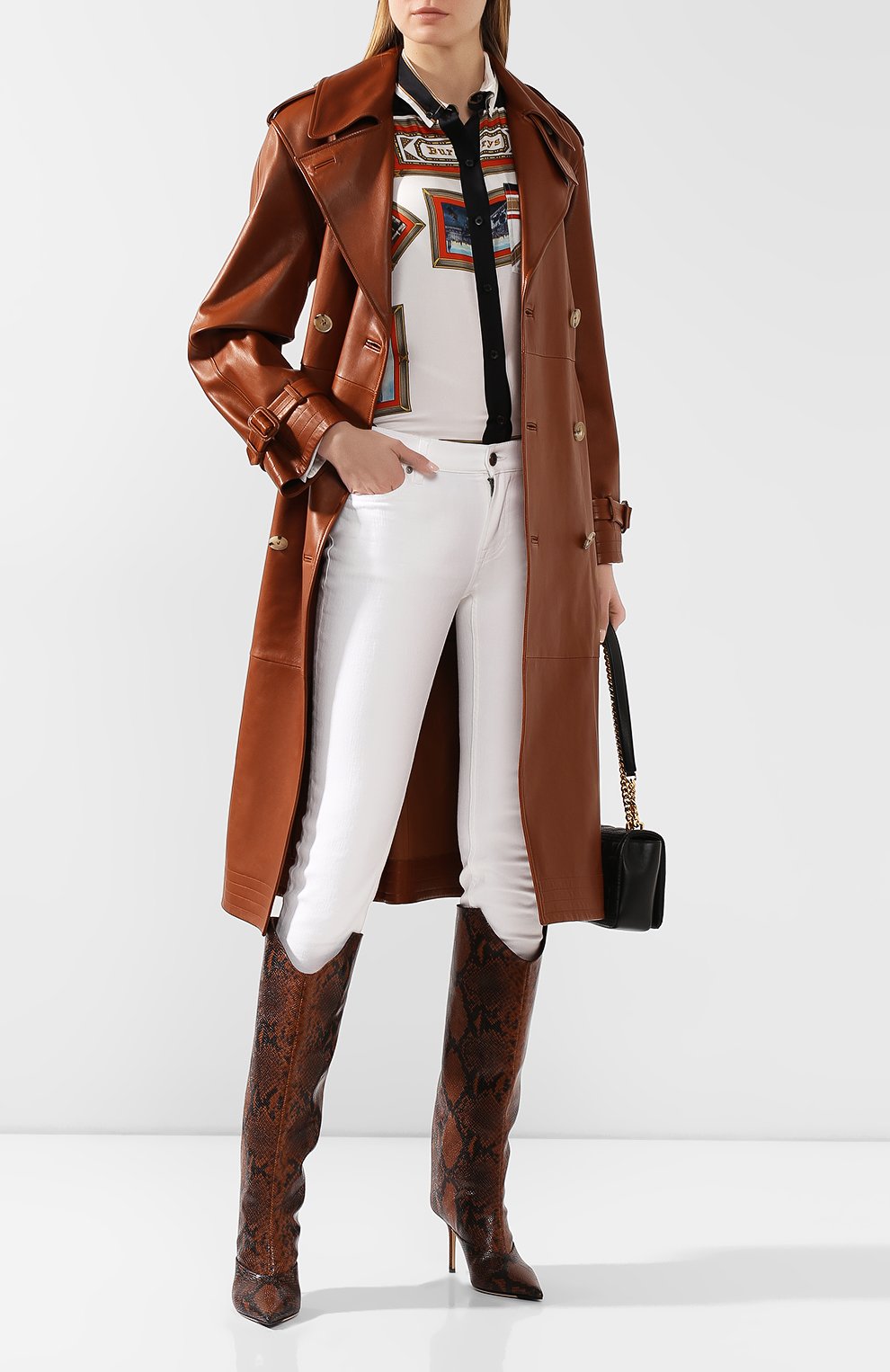 Кожаное пальто RALPH LAUREN, арт. 290791388, фото 2