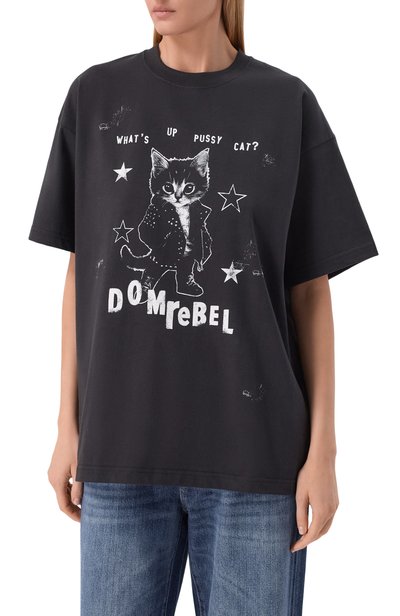 Хлопковая футболка DOMREBEL, арт. WHAT`S UP/T-SHIRT, фото 3