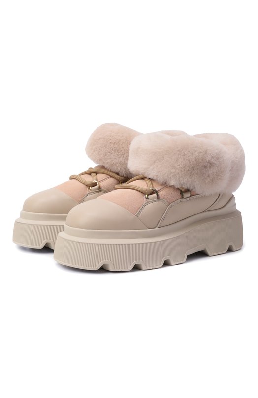 Кожаные ботинки Endurance INUIKII 1002.003.0121 Бежевый 1002.003.0121