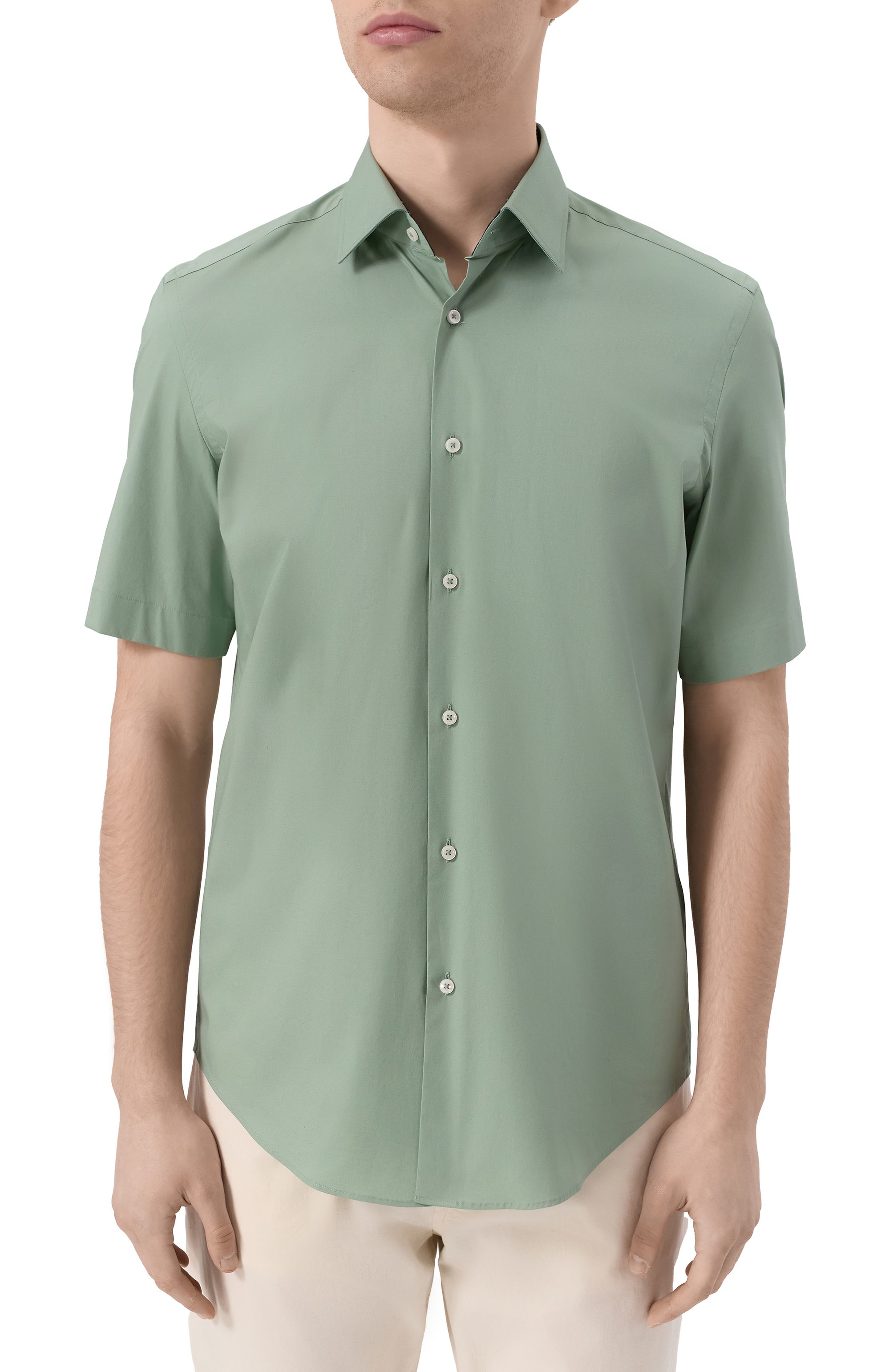 Хлопковая рубашка BOSS, арт. 50539774, фото 3