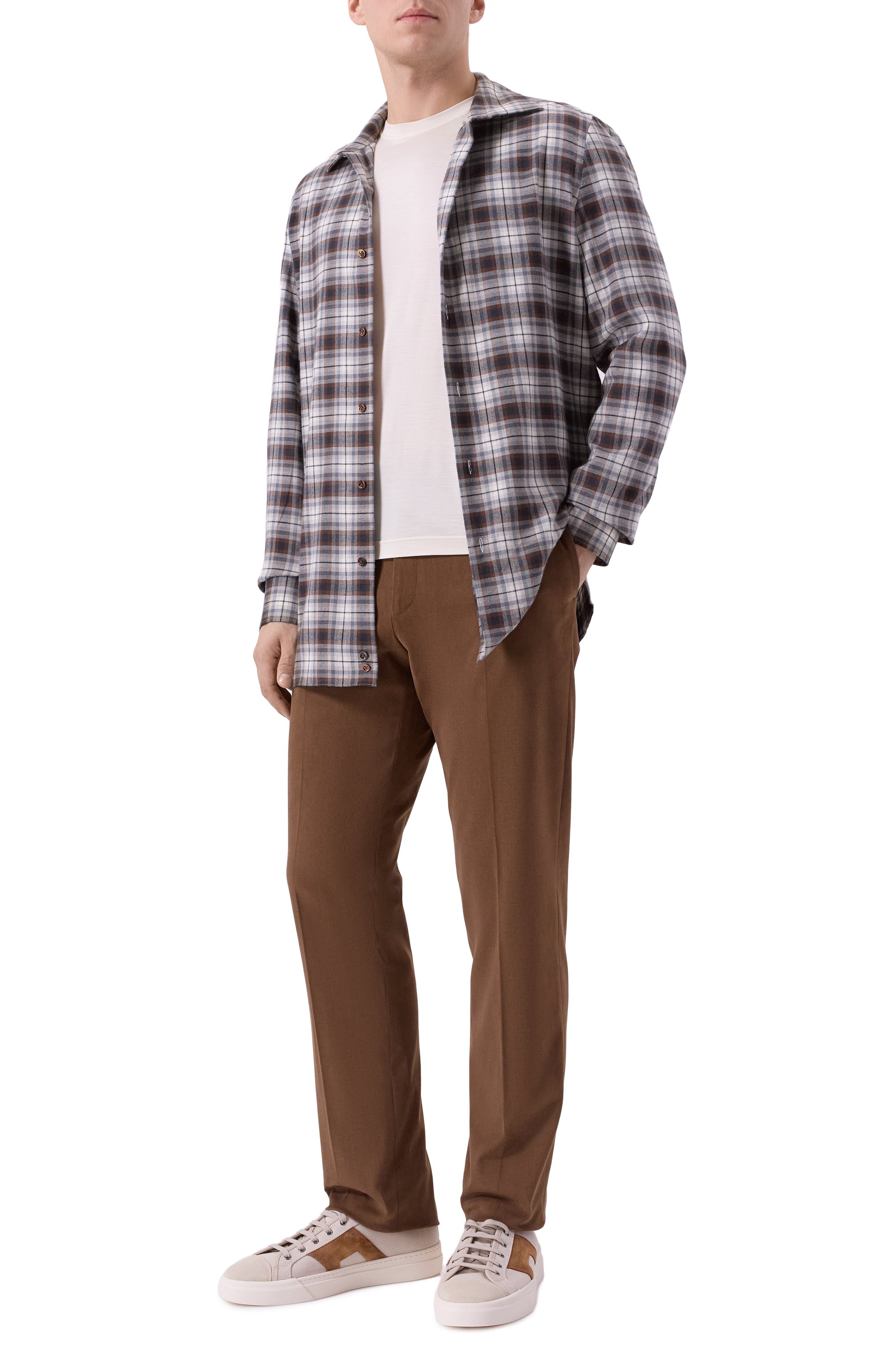 Хлопковая рубашка GIAMPAOLO, арт. 608/TS43332, фото 2