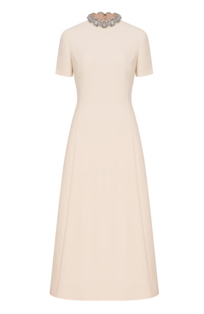 Женское платье из шерсти и шелка VALENTINO, арт. 9B3VALH3/1CF