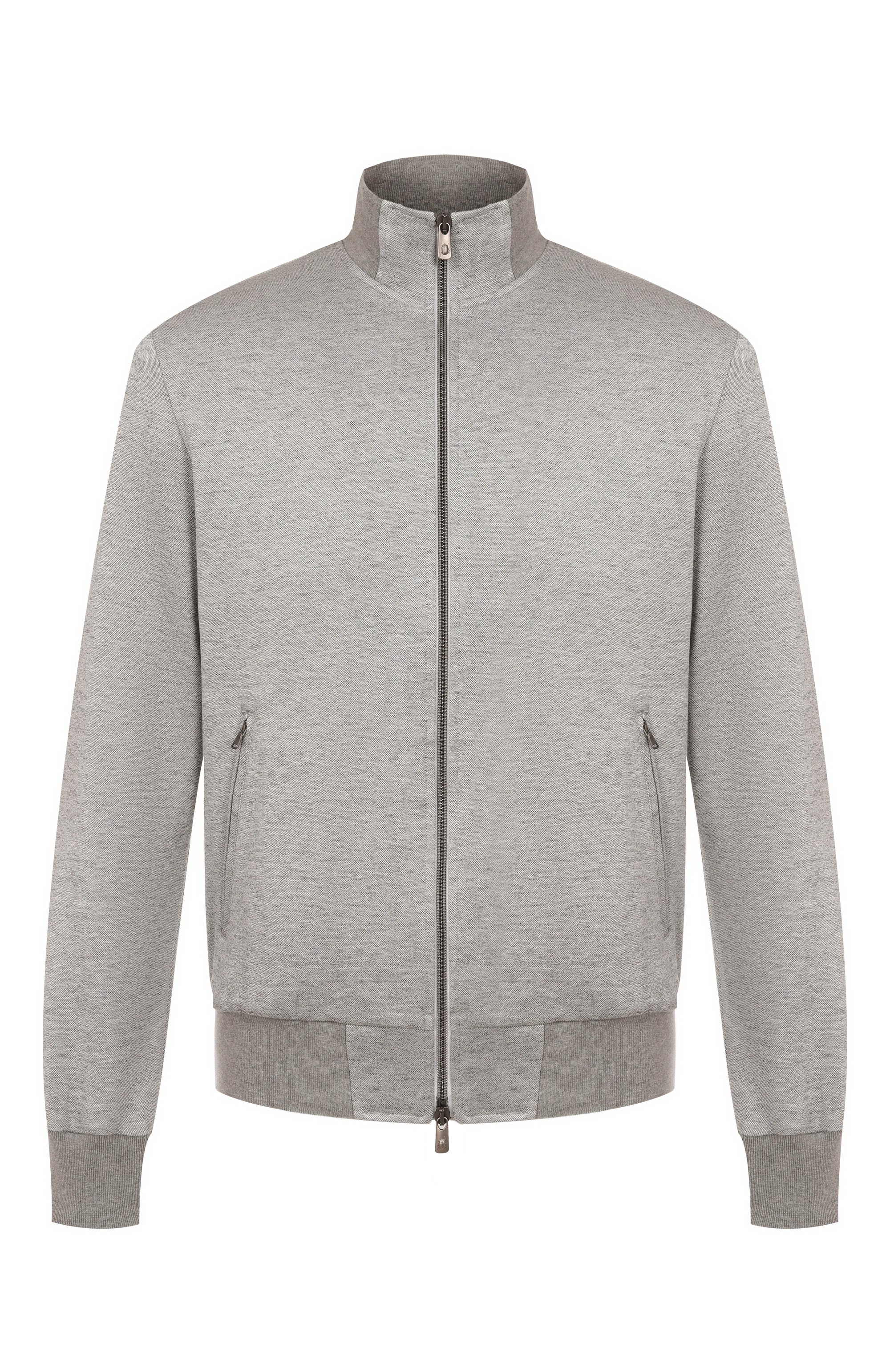 Толстовка из хлопка и шелка CAPOBIANCO, арт. 18M455.GU00., фото 1